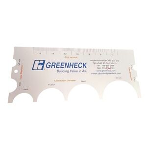 Greenheck Building Value In Air Coils Tubes Dia Field Measuring Tool Hard Paper